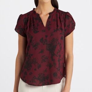 41 Tiffiny Tulip Sleeve Blouse Large